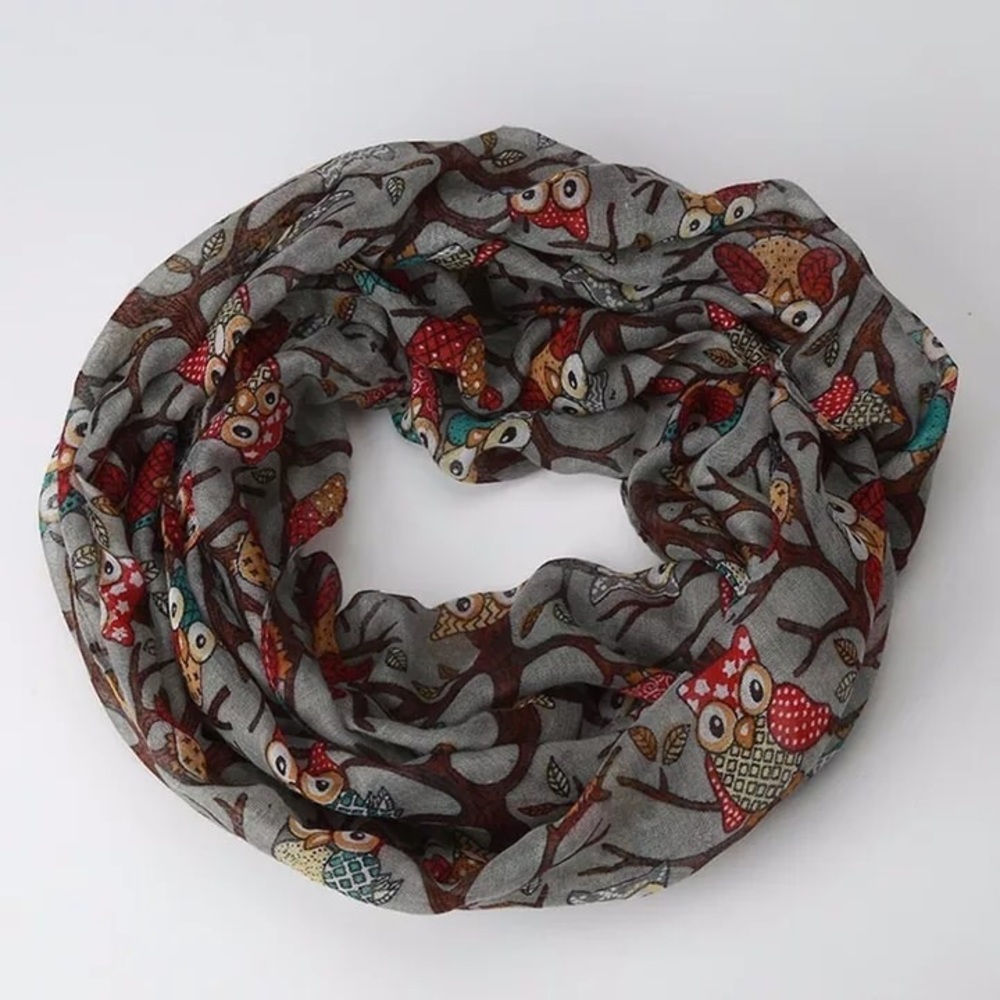 LAST ONE❗️Owl Infinity Scarf - Picture 3 of 5